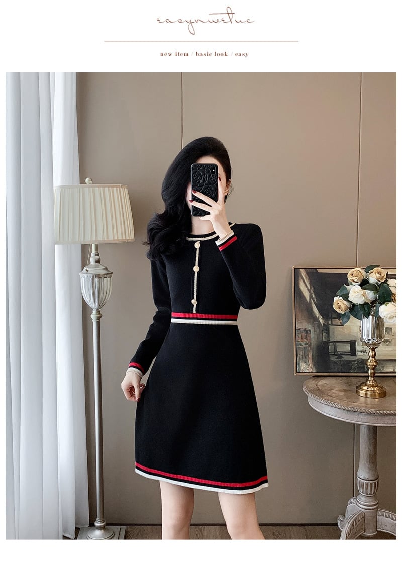 【dress】ニットワンピース　M27706