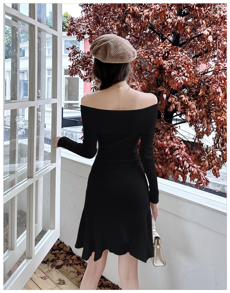 【dress】ニットワンピース　M26035