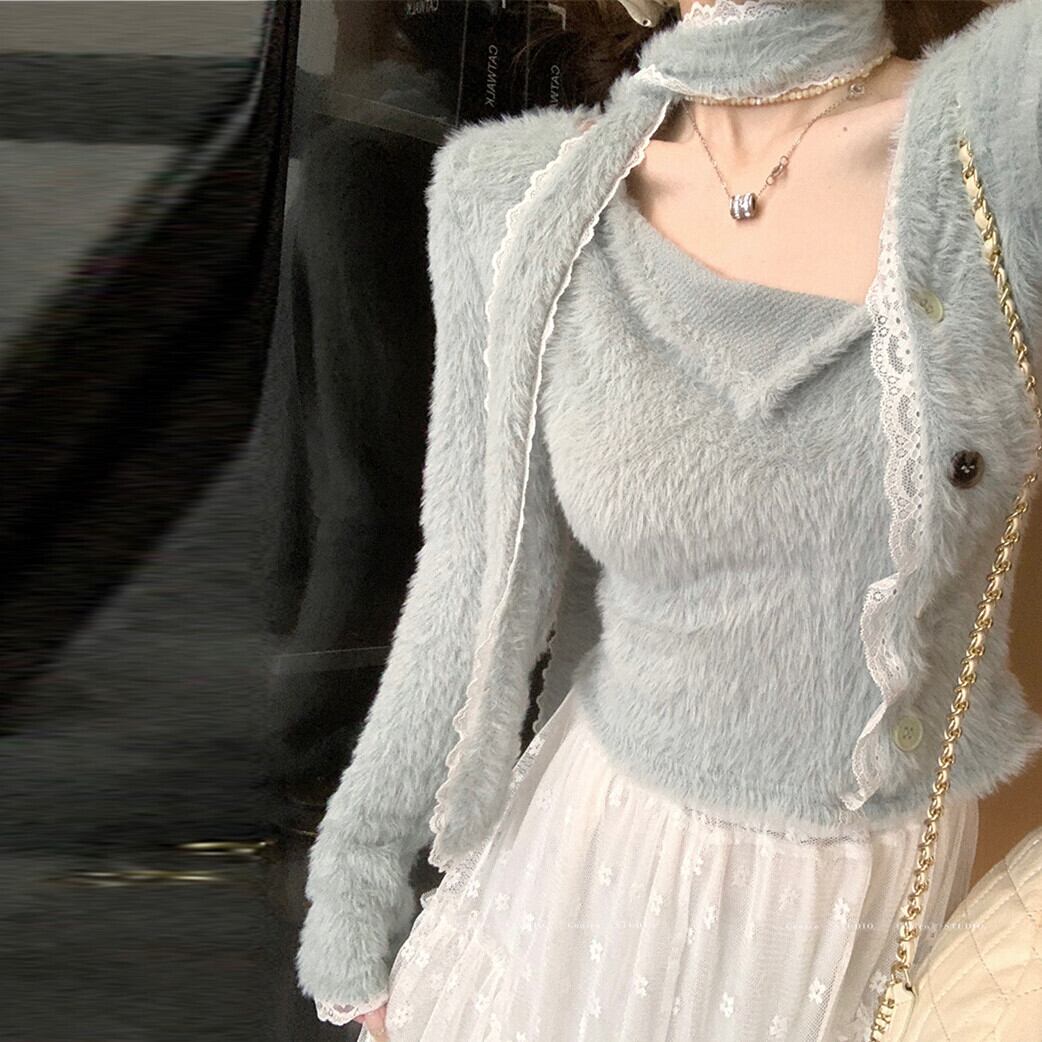 【tops】シャギーニットトップス　M28722
