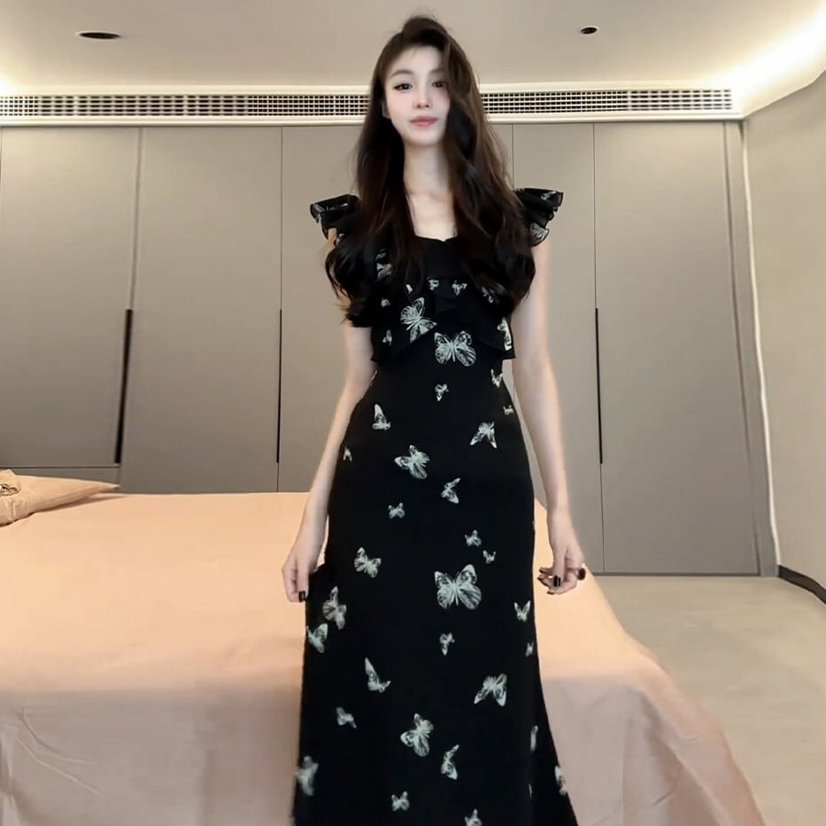 【dress】プリントワンピース　M24606