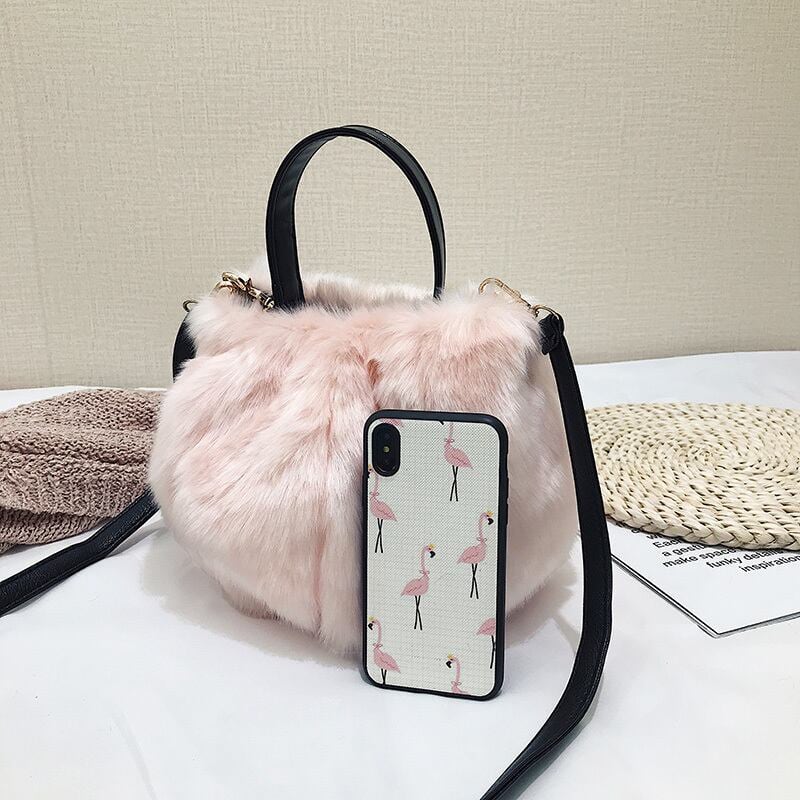 【小物】ふわふわショルダーバッグ　N2850