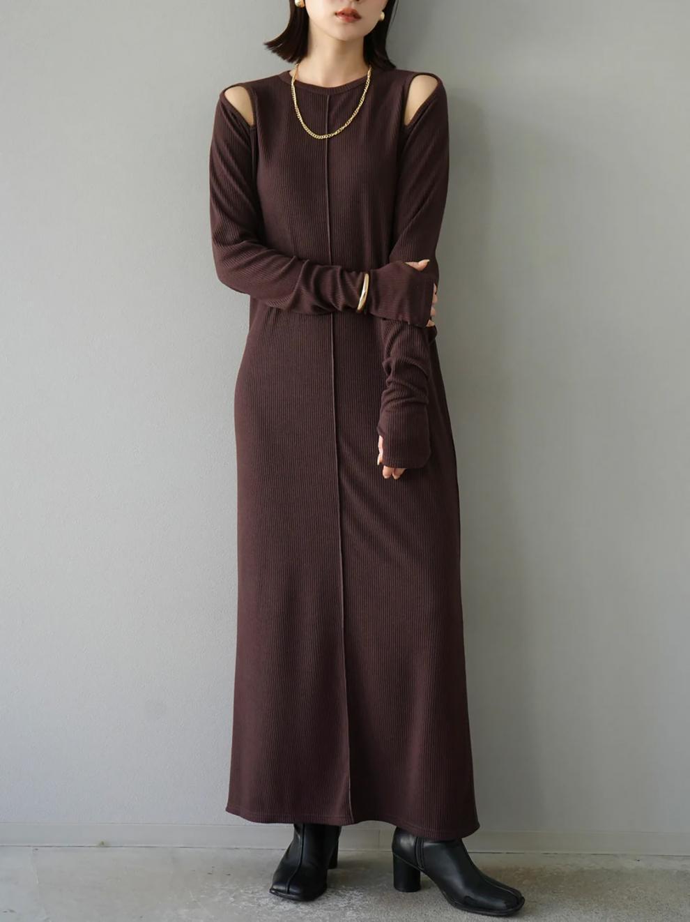 【dress】オフショルダーワンピース　M26626