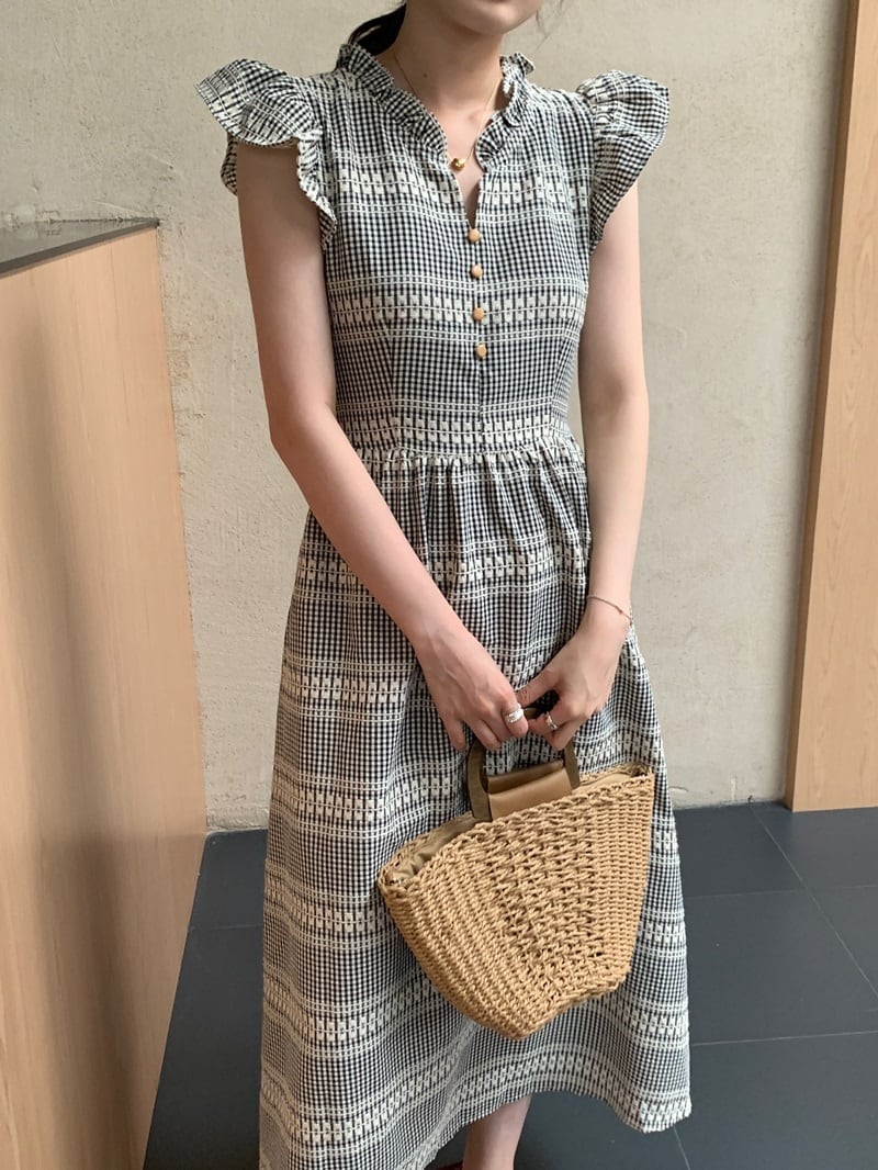 【dress】フリルワンピース　M24461