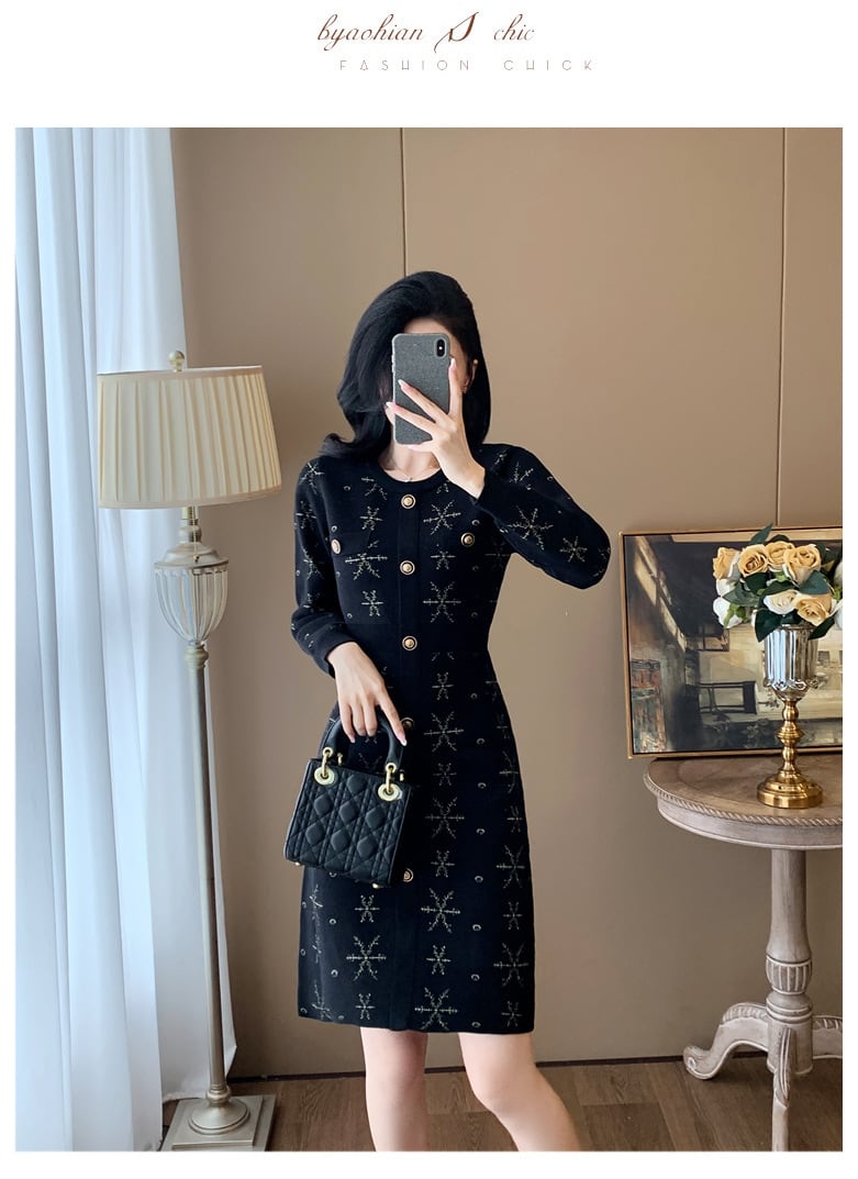 【dress】ニットワンピース　M27684
