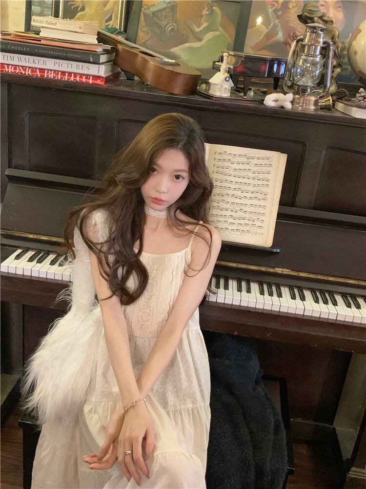 【dress】レースキャミワンピース G20138