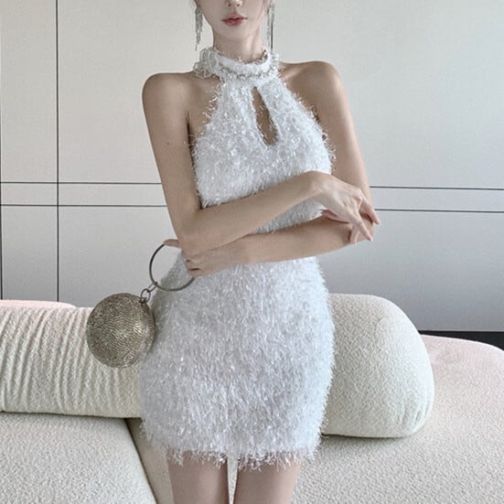 【dress】バックレスワンピース　M24446