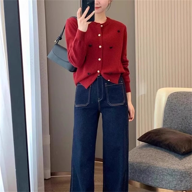 【outer】ニットカーデ　M25849