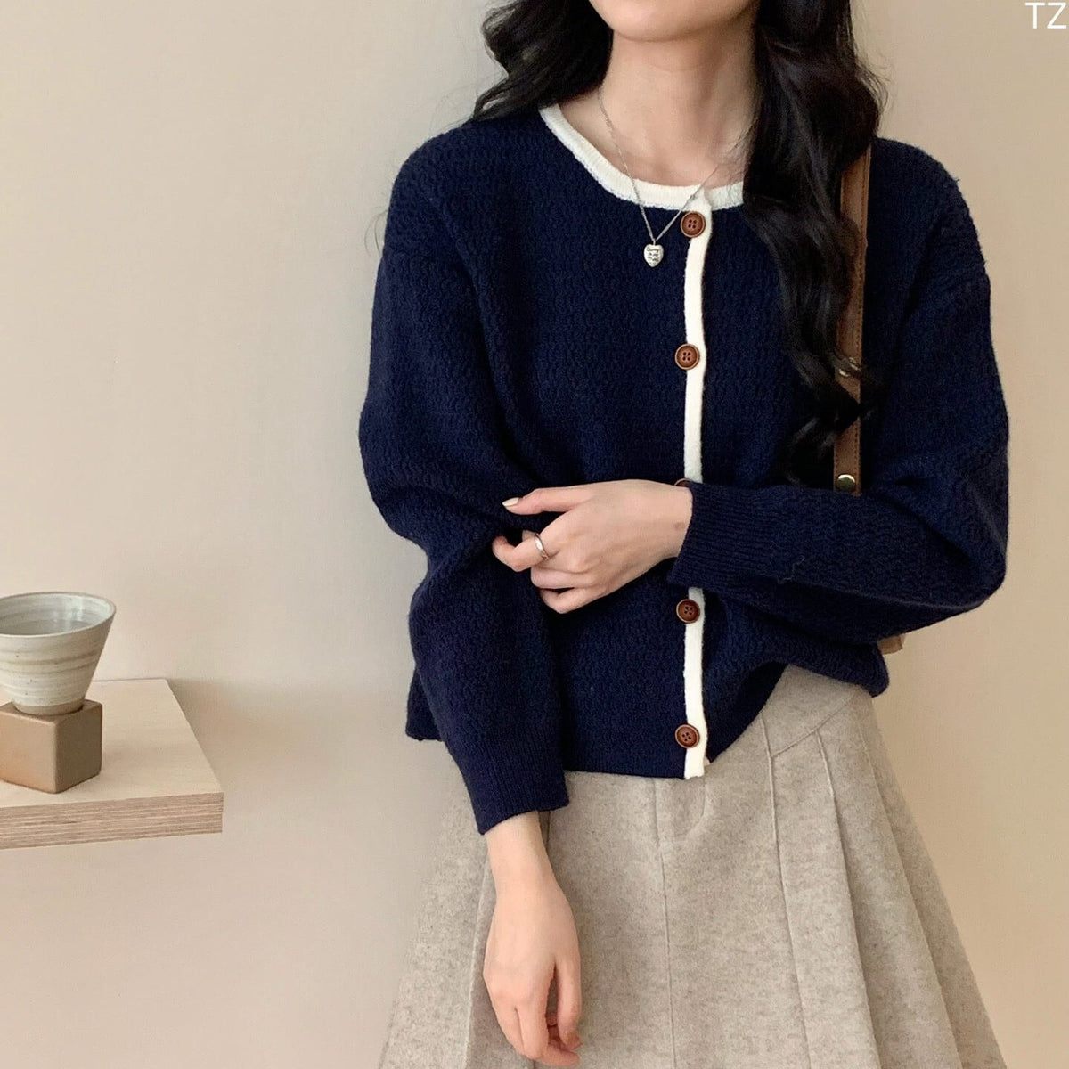 【outer】ニットカーデ　M25926