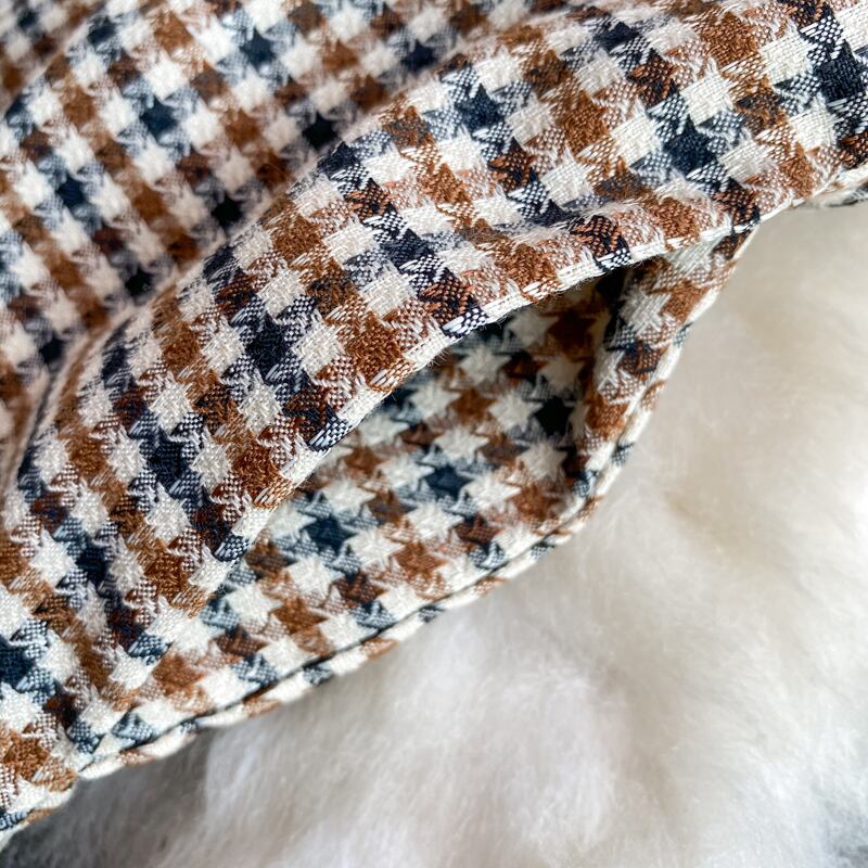 【set】チェック柄チョッキ+ショートパンツ２点セットG20716