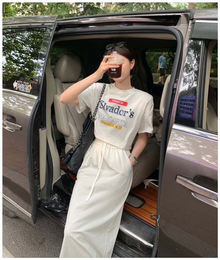 【set】Tシャツ×スカートセット　M24649
