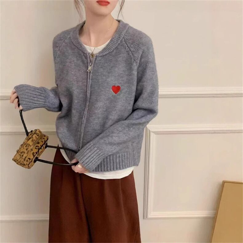 【outer】Wジップニットカーデ　M29015