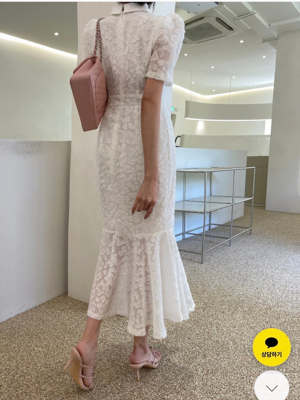 【dress】レースマーメイドワンピース　M29770