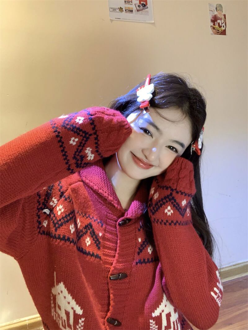 【outer】ニットカーデ　M27388