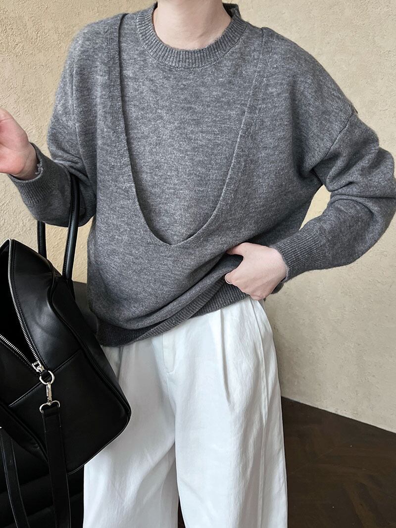 【tops】ニットアンサンブル　N2877