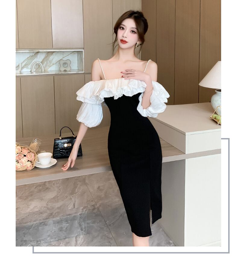 【dress】オフショルダーキャミワンピース G20668