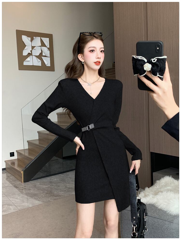 【dress】ニットワンピース　M18563