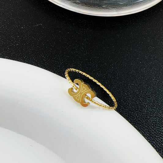 【小物】英字柄指輪アクセサリーG21996