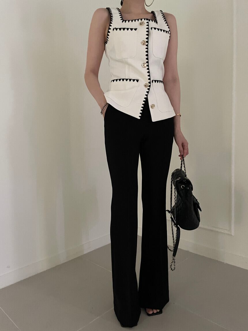 【tops】韓流スタイル ノースリーブ体型カバー キャミソールG15815