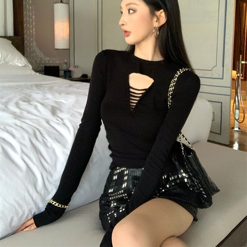 【tops】長袖Tシャツ　M29685