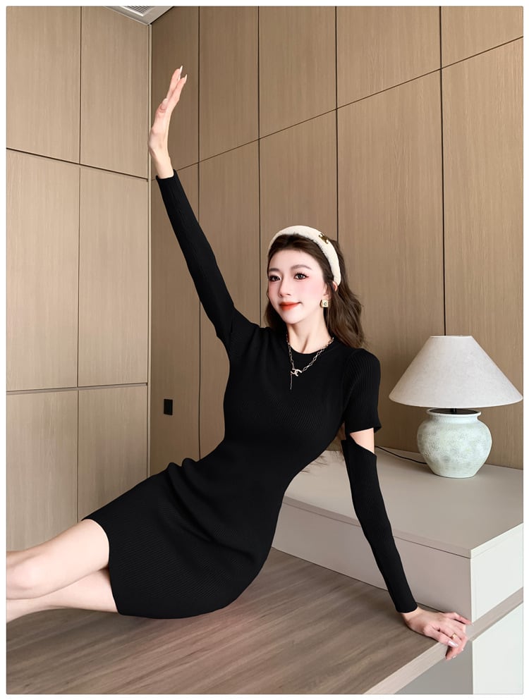 【dress】ニットワンピース　M19011