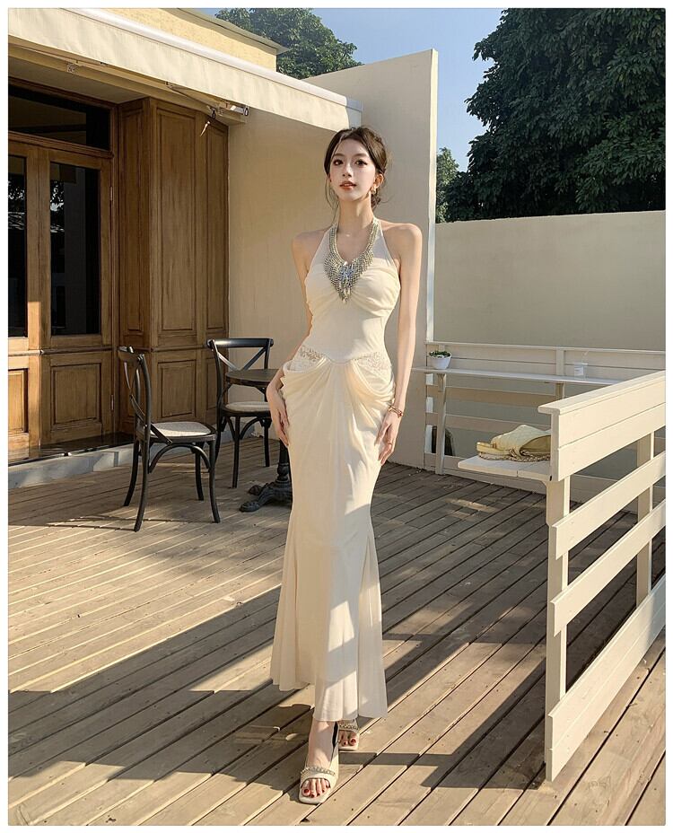 【dress】ホルターネックワンピース　M29727