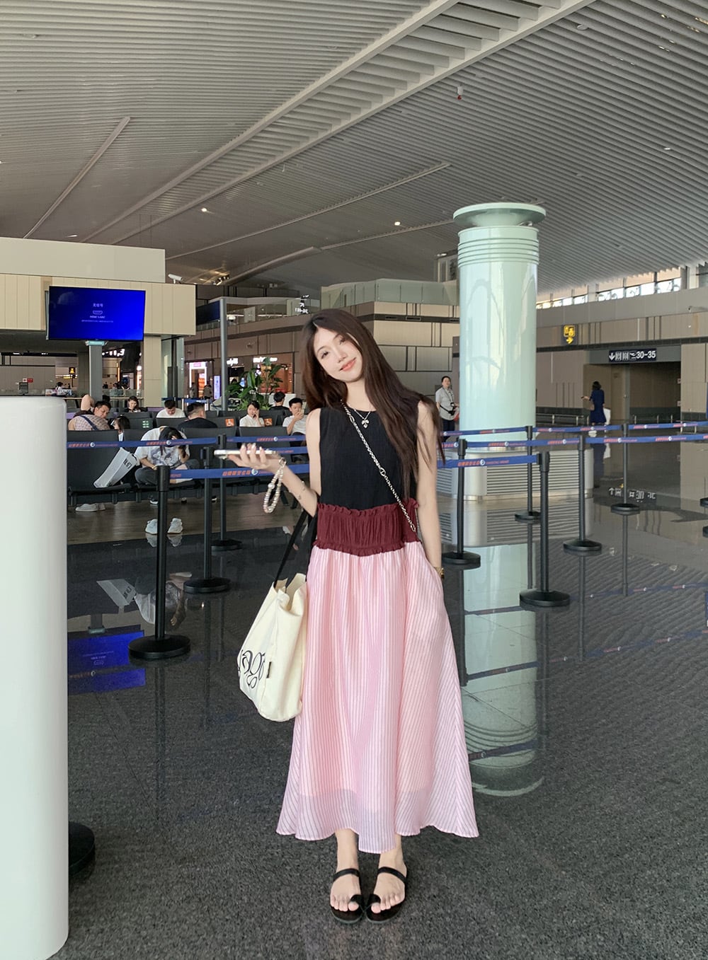 【dress】ノースリーブワンピース　M24340