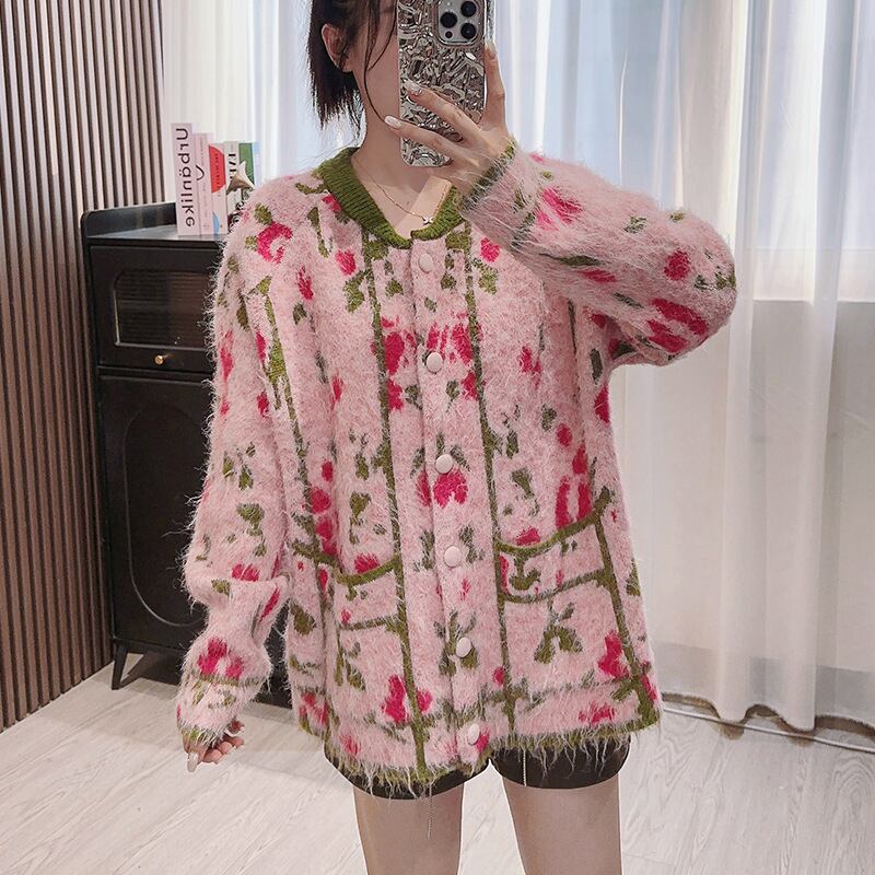 【outer】ニットカーディガン　N2708