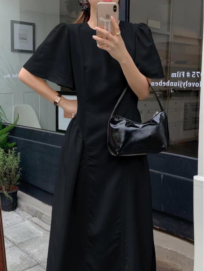 【dress】無地ワンピース　M24048