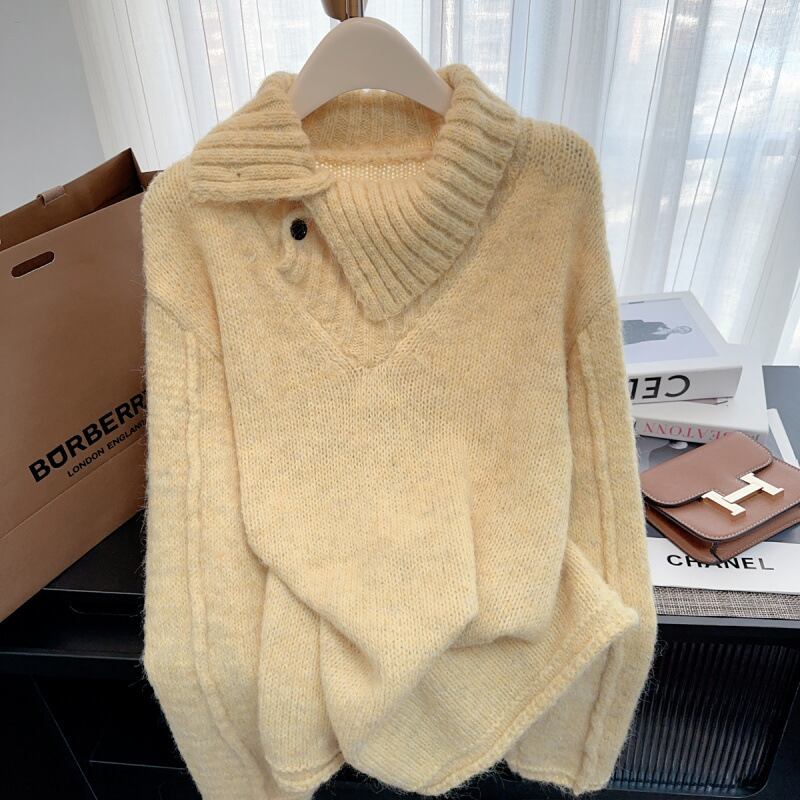 【tops】ハイネックニットセーター　M28243