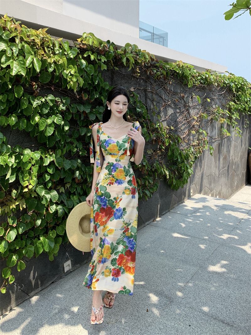 【dress】プリントキャミワンピース G21096