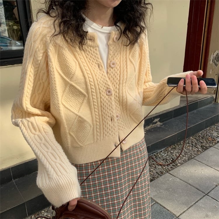 【outer】ニットカーデ　M27268