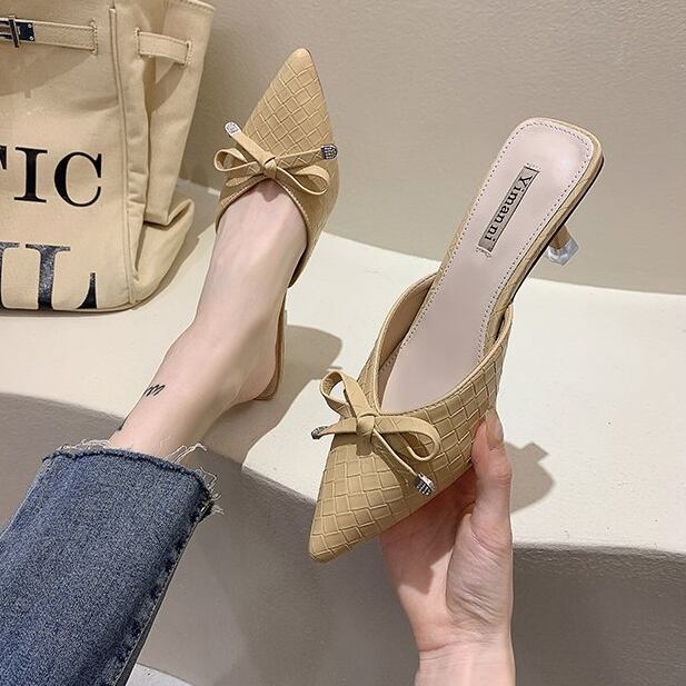 【shoes】好感度満載！3色履きやすい合わせやすい蝶々結びサンダル