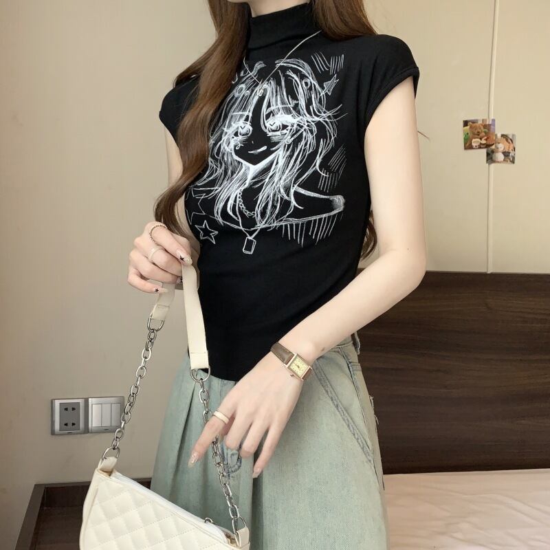 【tops】ハーフネックTシャツG20245