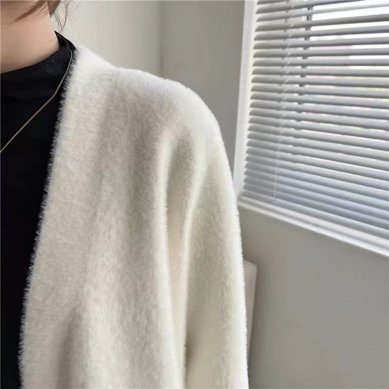 【outer】ロング丈ニットカーデ　M26127
