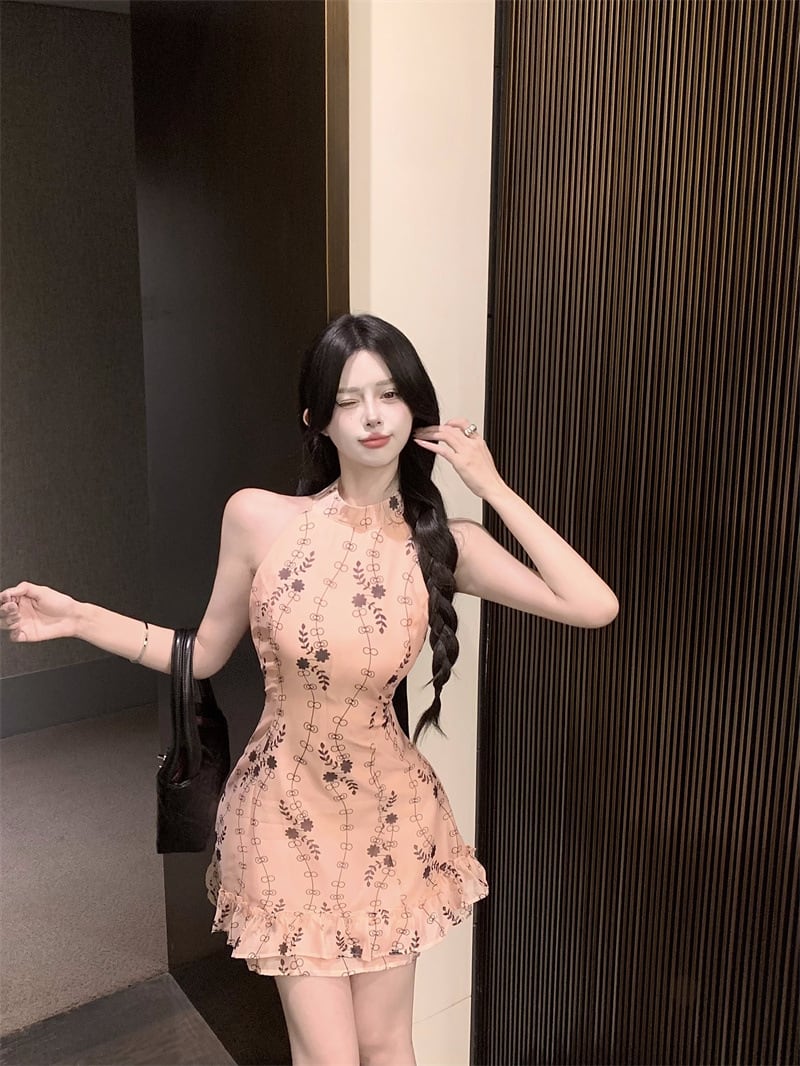 【dress】リボン付きワンピース　M24613