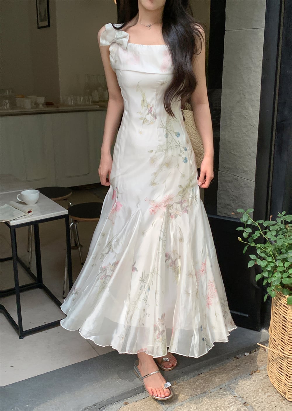 【dress】花柄デートワンピース　M29982