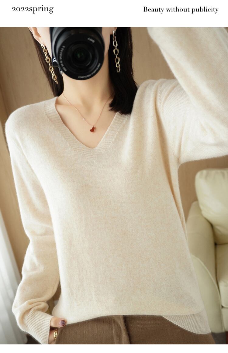 【tops】ニットプルオーバー　M19160