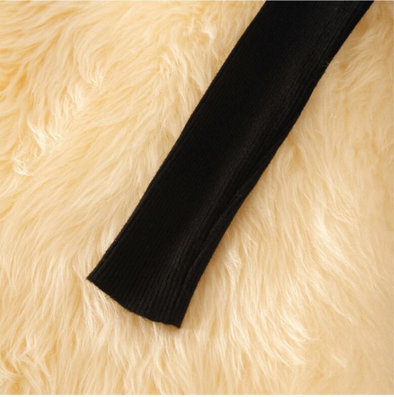 【set】好感度UP!気質満点レトロ長袖セーター+オシャレベストエレガント２点セット G3815