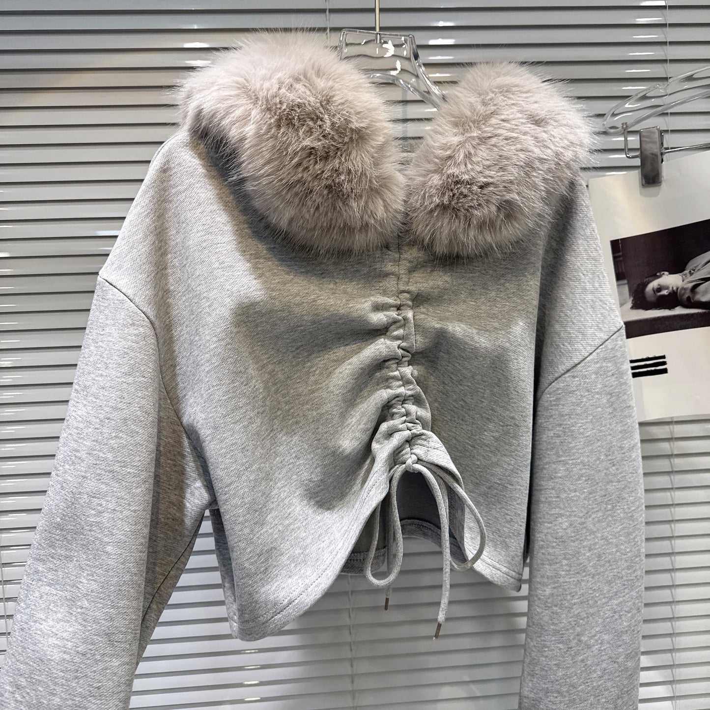 【set】2WAYフードファーパーカー×マーメイドスカートセット N3480