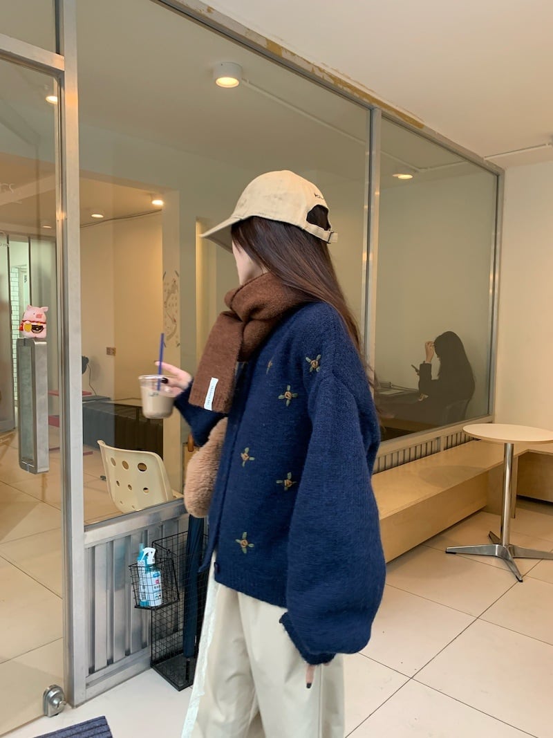 【outer】ニットカーデ　M26981