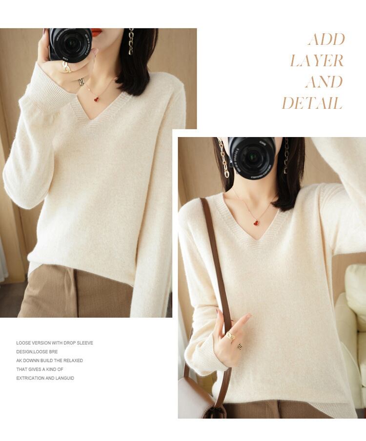 【tops】ニットプルオーバー　M19160