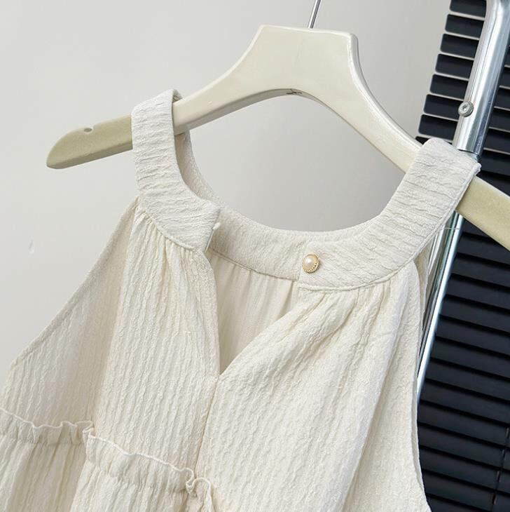 【set】4色キャミソール+ガウチョパンツ2点セットF7383