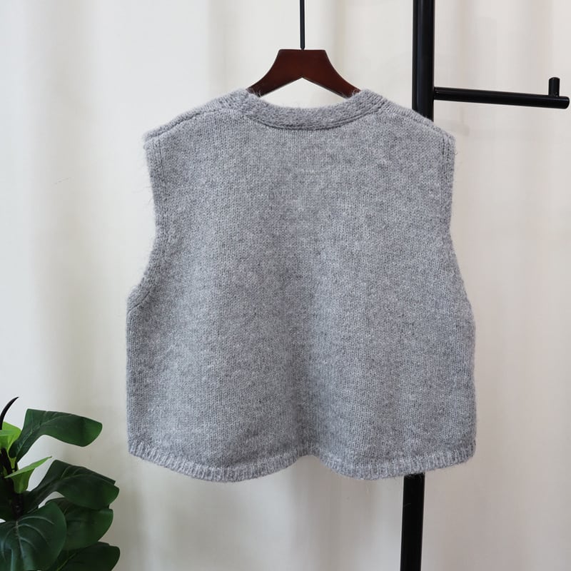 【tops】ニットベスト　M25435