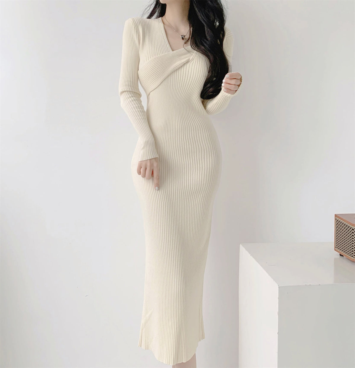 【dress】ニットワンピース　M28068