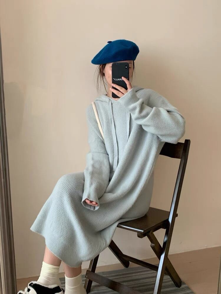 【dress】フード付きワンピース　M19128