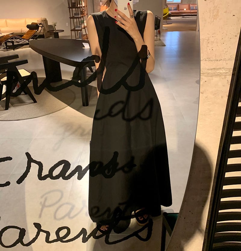 【dress】ノースリーブワンピース　M24737