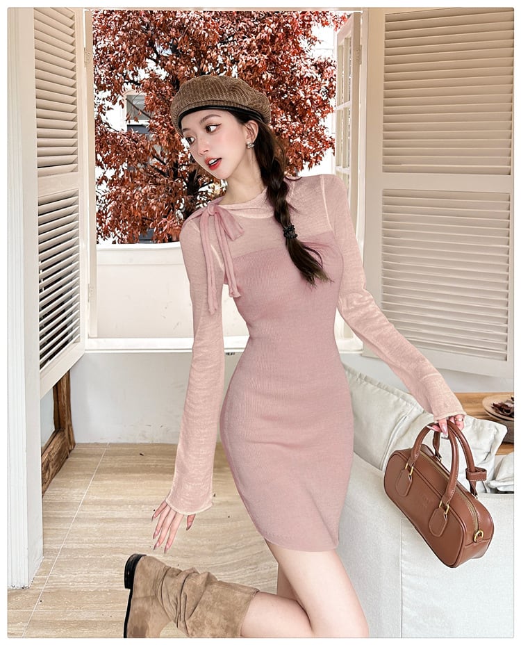 【dress】ニットワンピース　M26022