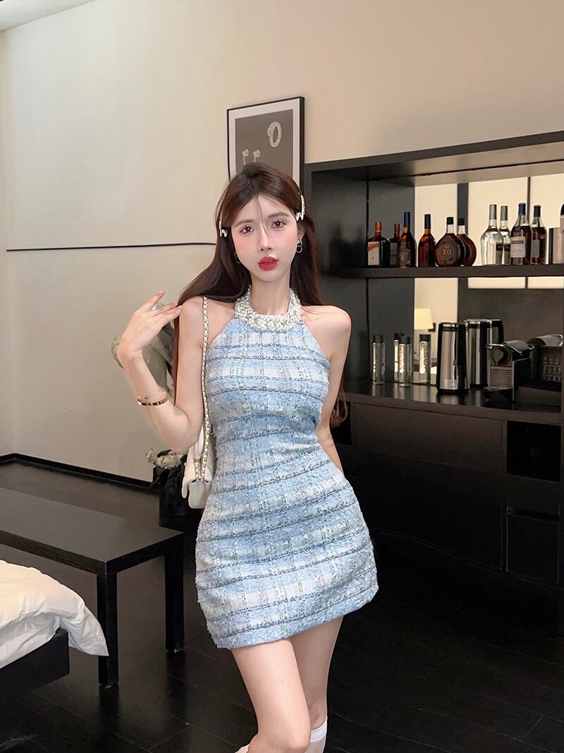 【dress】ホルターネックワンピース G20090