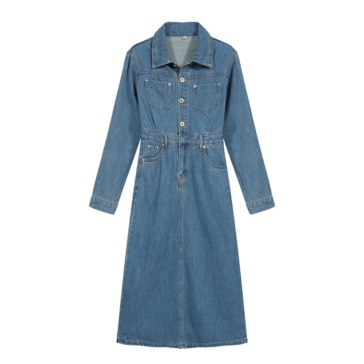 【dress】デニムワンピース　M25503