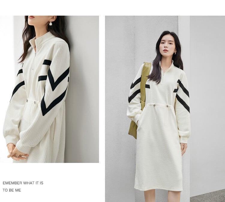【dress】カジュアルニットワンピース　M18942